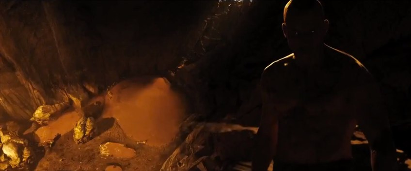Illustration for article titled Hot Damn! Riddick's back, and he's still scarier than a gang of monsters